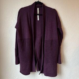 Lululemon Athletica Deep Purple Cardigan